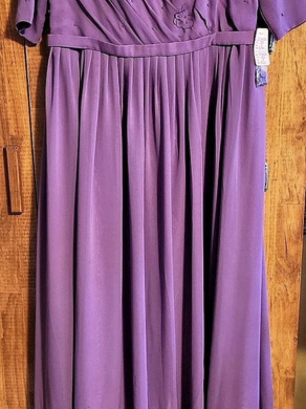 Purple Maxi Dress Size 18 NWT